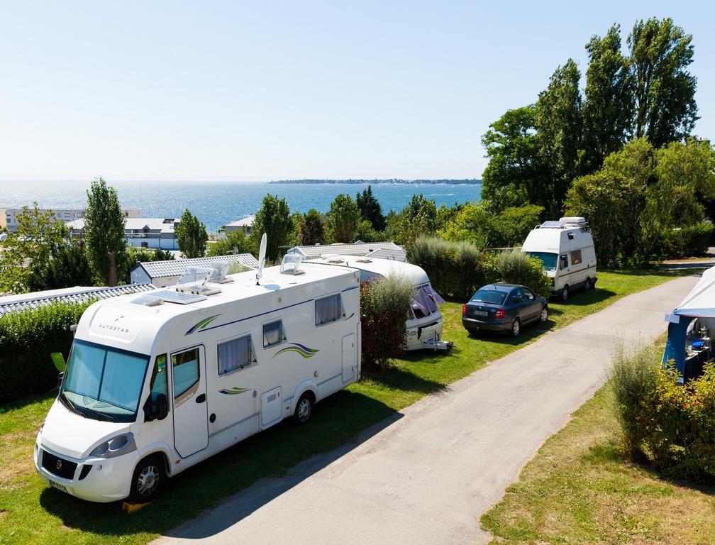 Camping Les Sables Blancs Concarneau Buitenkant foto