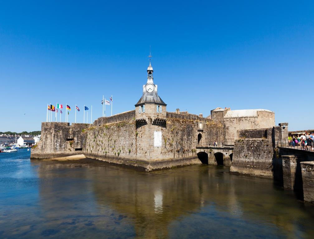 Camping Les Sables Blancs Concarneau Buitenkant foto